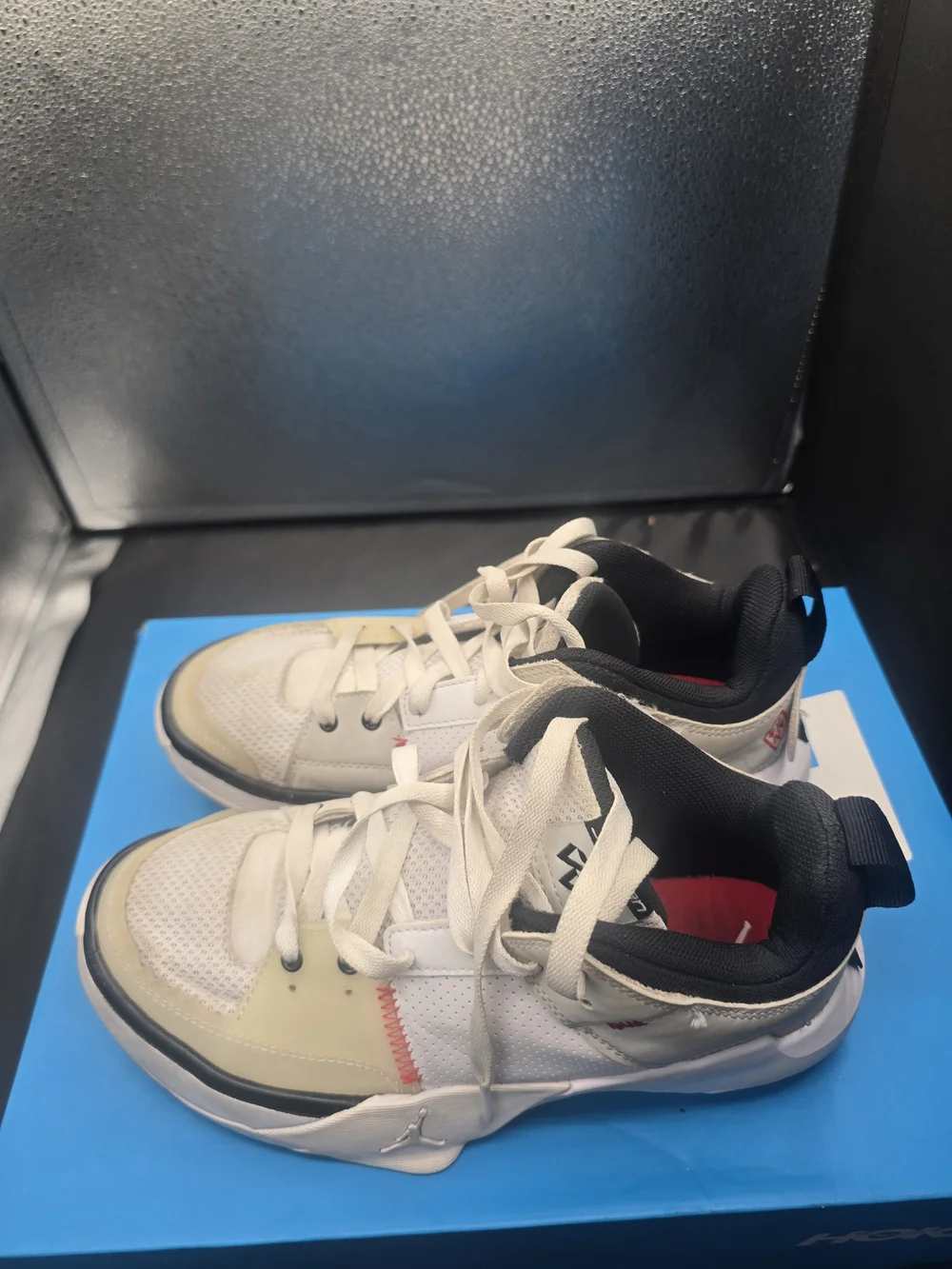Nike Kids White Black Cream Sneakers